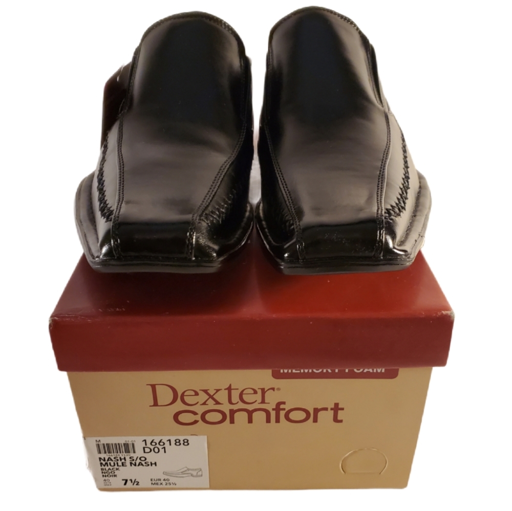 Dexter Mule Nash Shoes Blk Boys Size 7.5